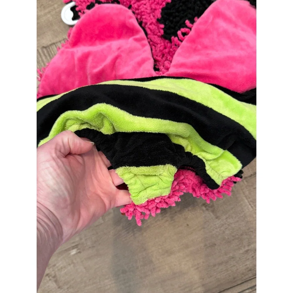 Princess Paradise Pink Ladybug Costume Toddler 12-18M Chenille Spotted 2pc Set